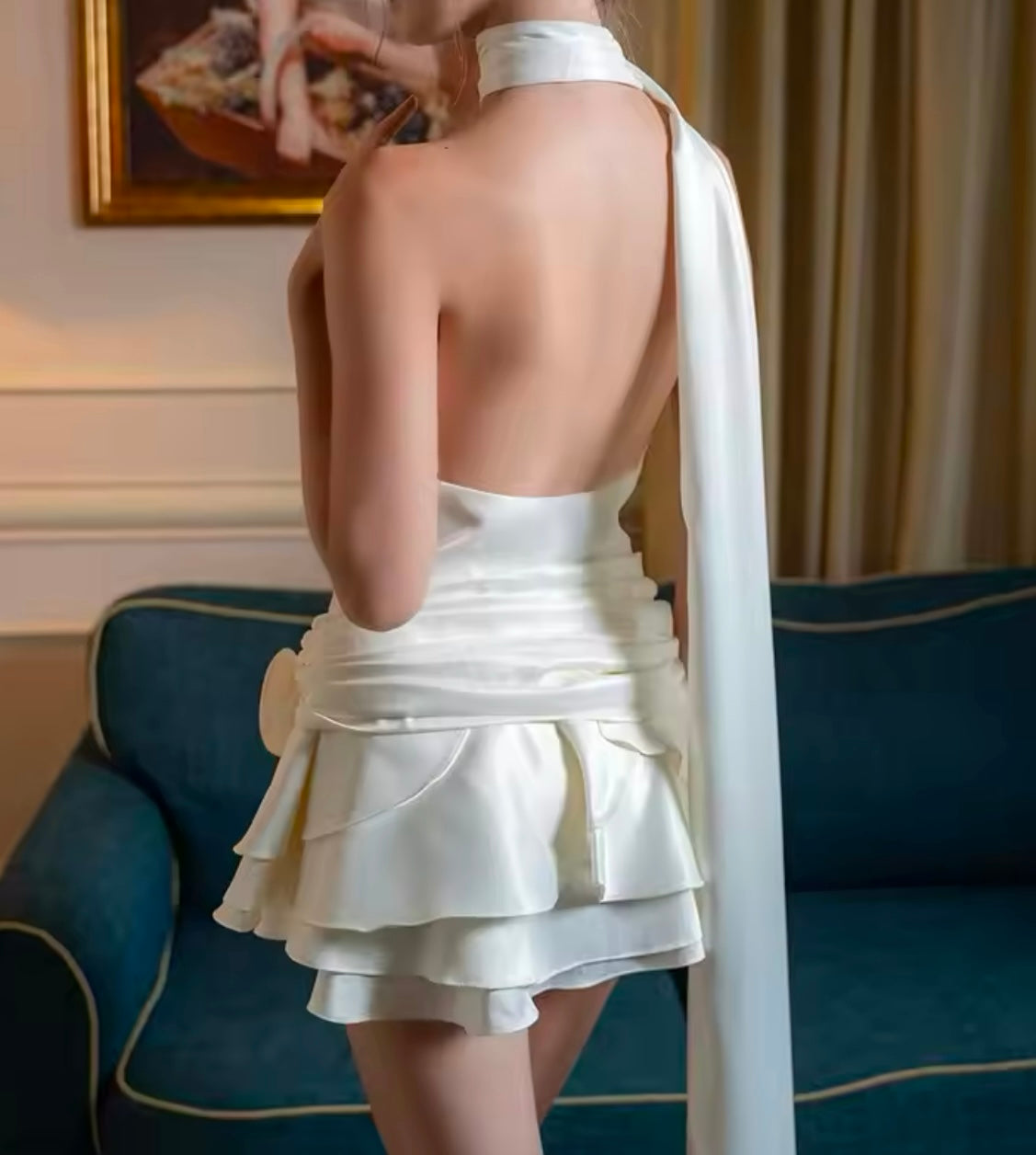Fleur Satin Dress