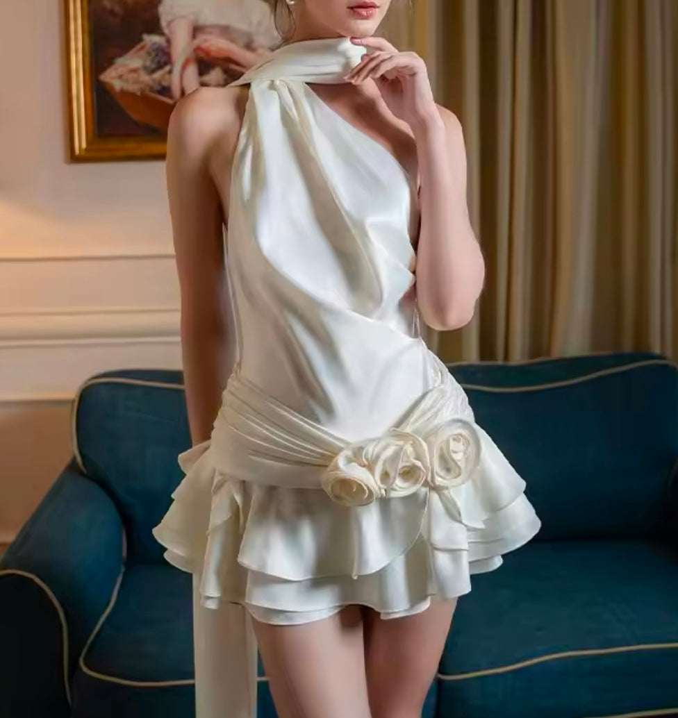 Fleur Satin Dress