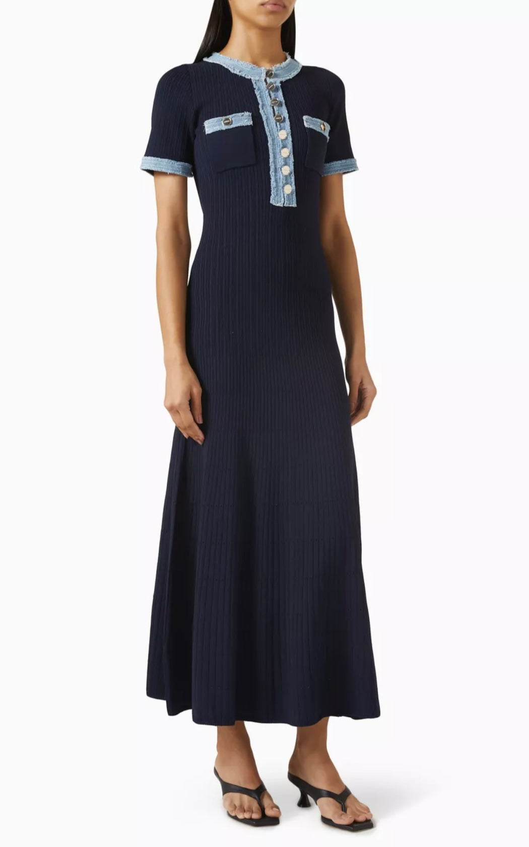 Maison Ribbed Midi