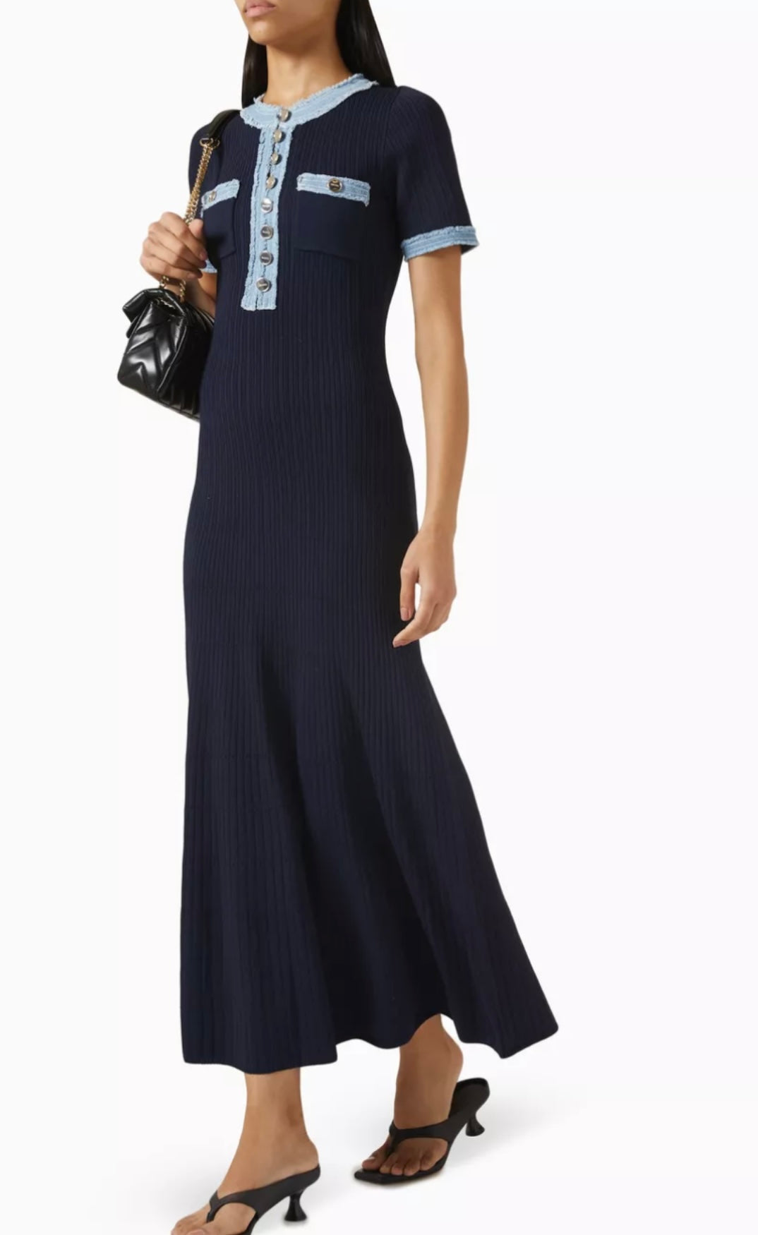 Maison Ribbed Midi