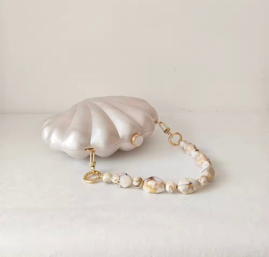 Ocean Pearl Shell Clutch