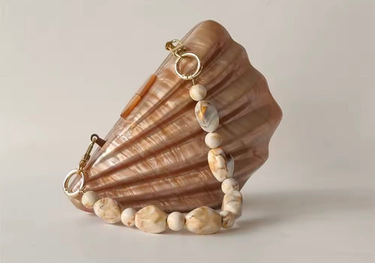 Côte Bronze Shell Clutch