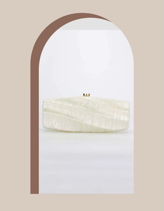 Lumina Pearl Clutch