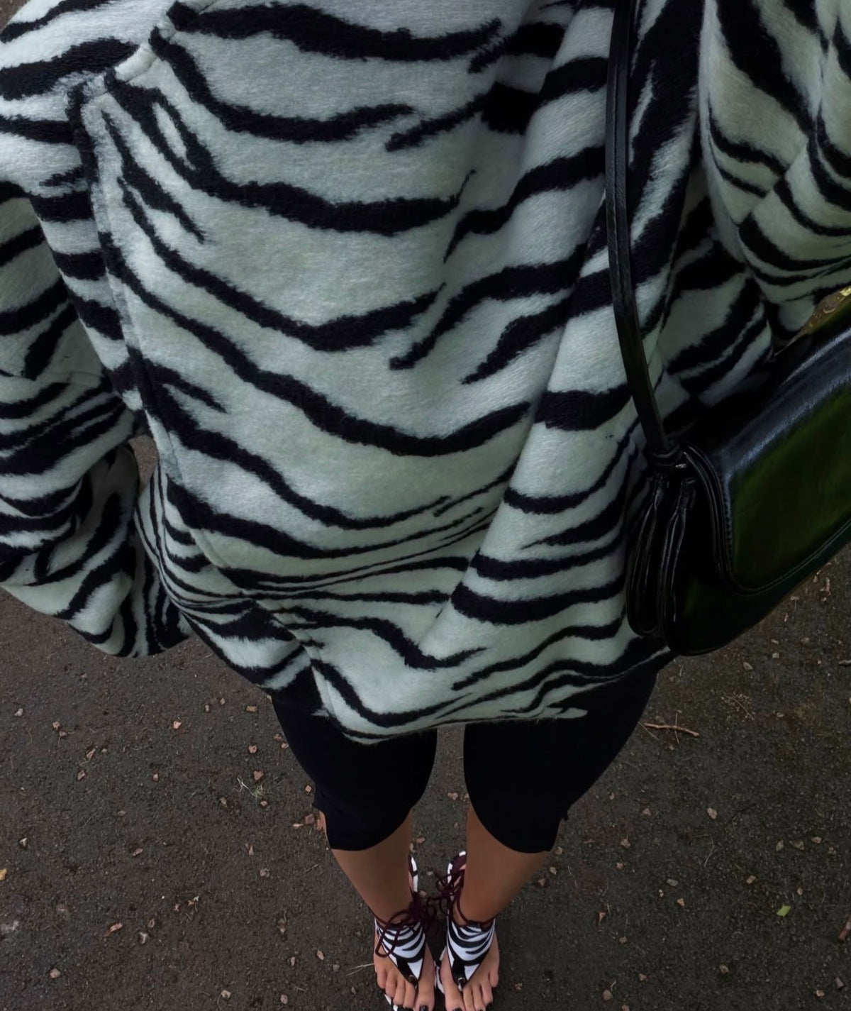 Zebra Oversized Jacket