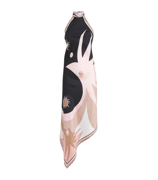 Vivid Asymmetrical Dress