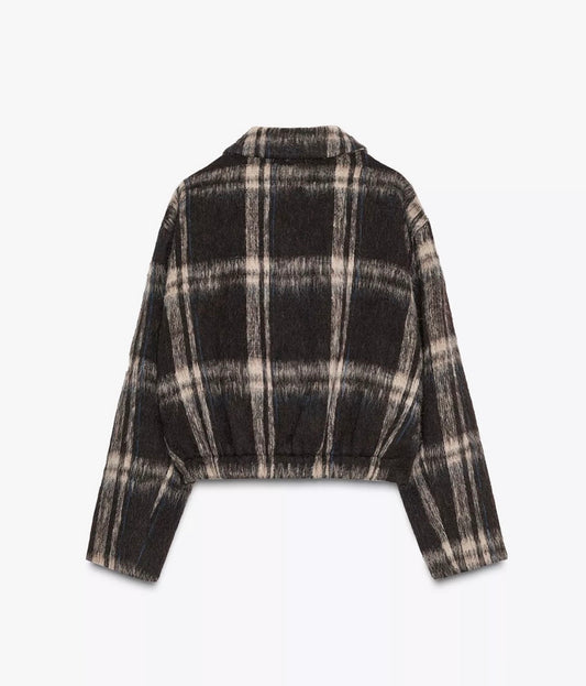 Tartan Cropped Jacket