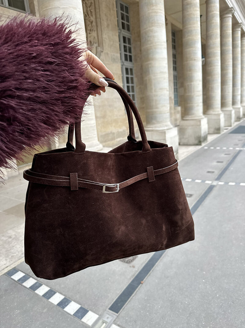Edge Suede Bag