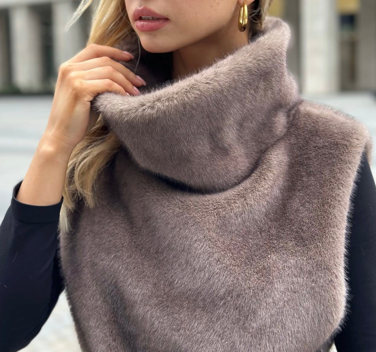 Aura Turtleneck Vest