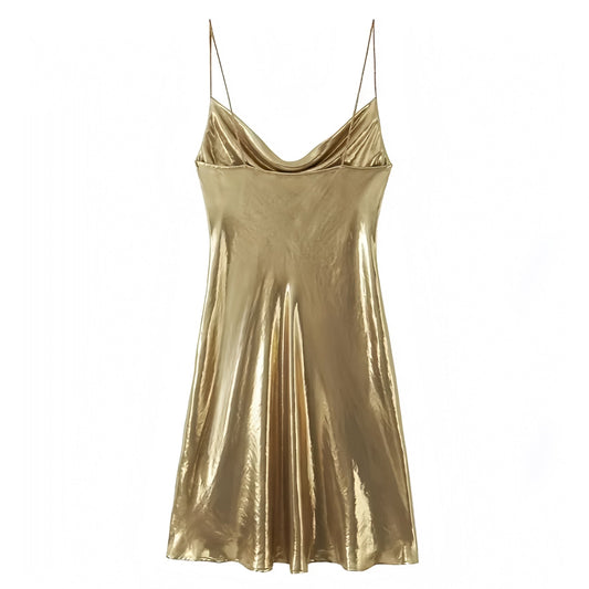 Metallic Muse Dress
