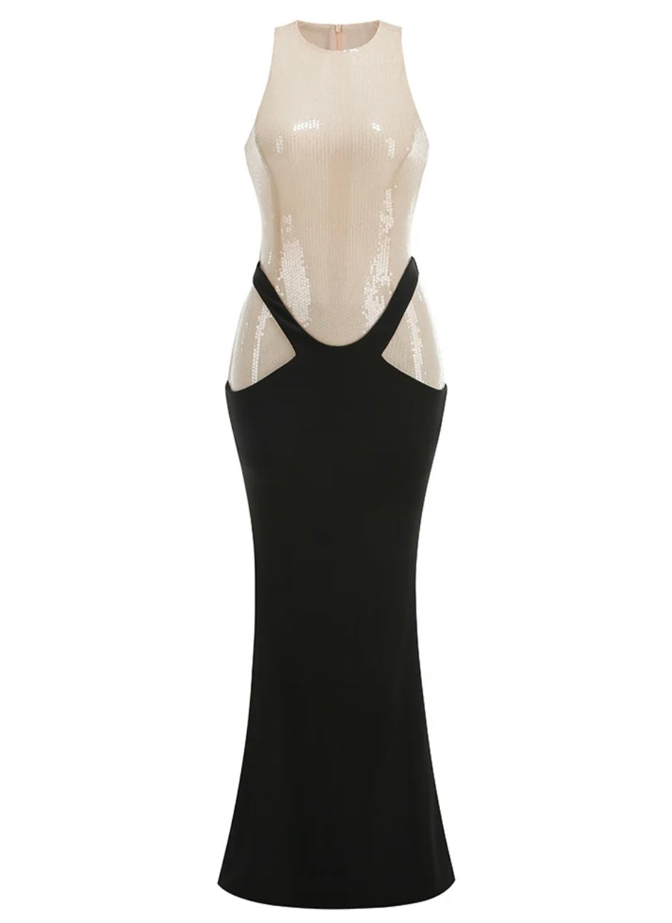 Midnight Allure Maxi Dress