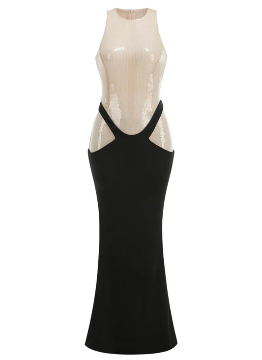 Midnight Allure Maxi Dress