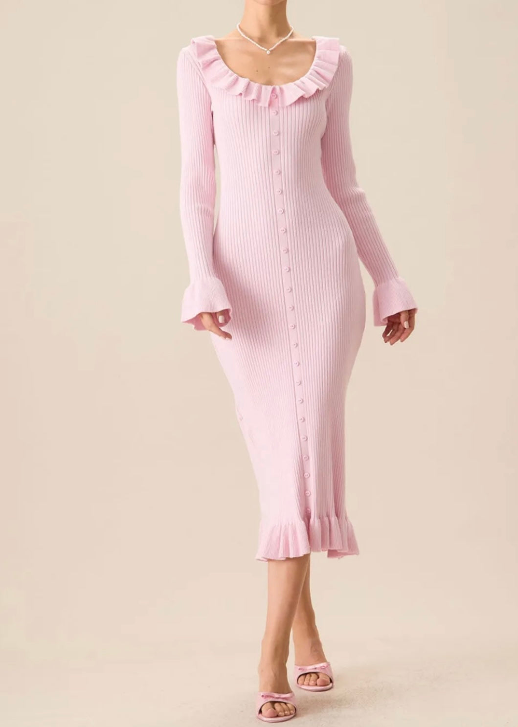 Pink Peony Dress