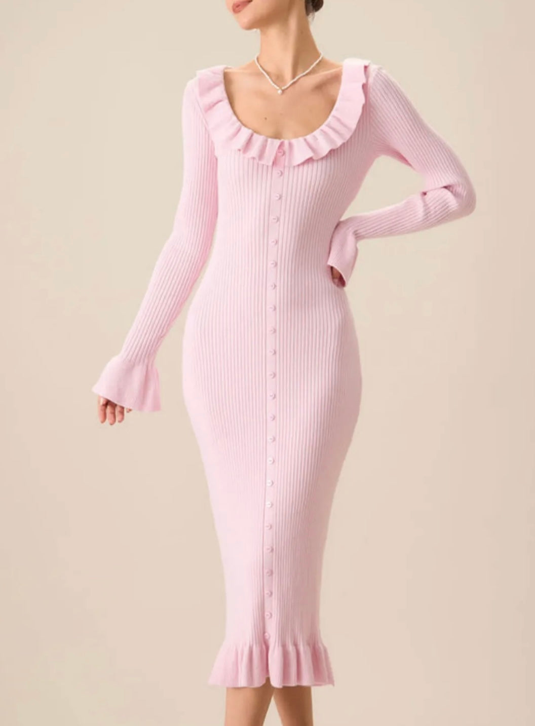 Pink Peony Dress