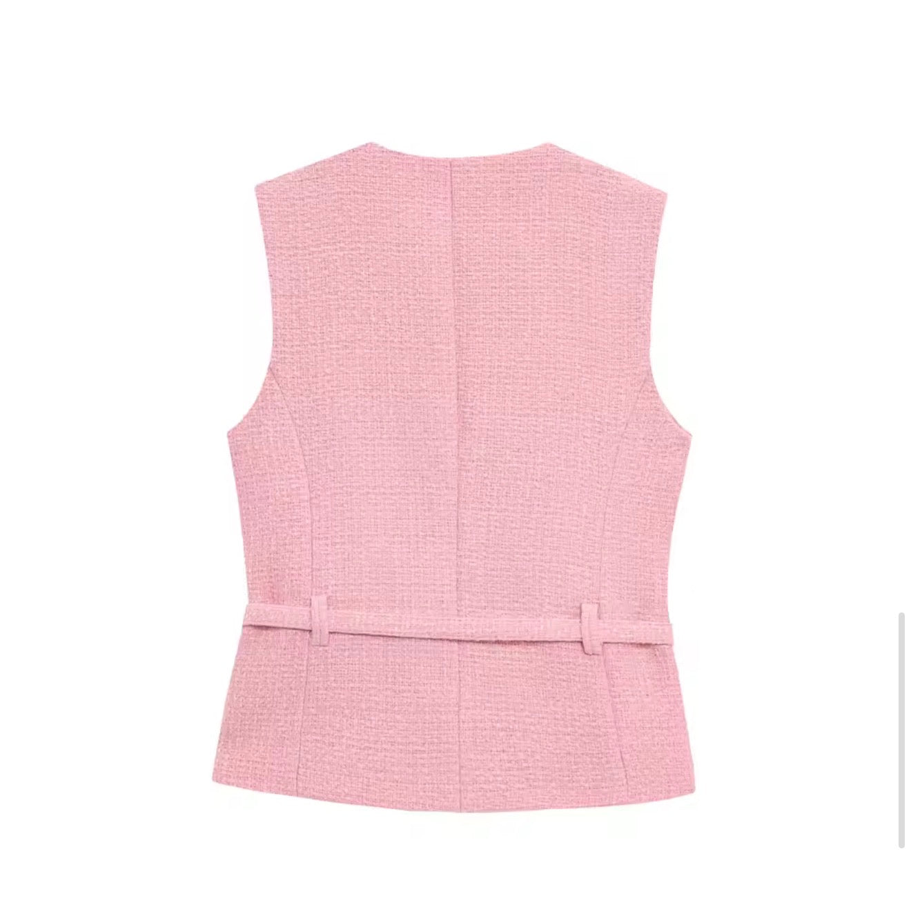 Gürtelweste Tweed