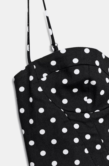 Polka Mini Dress