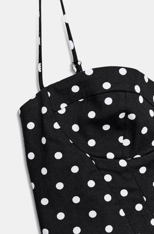 Polka Mini Dress