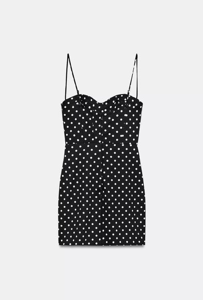 Polka Mini Dress