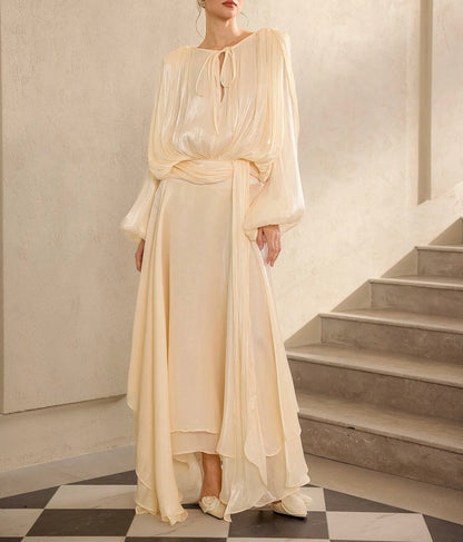 Luciana Satin Maxi Dress