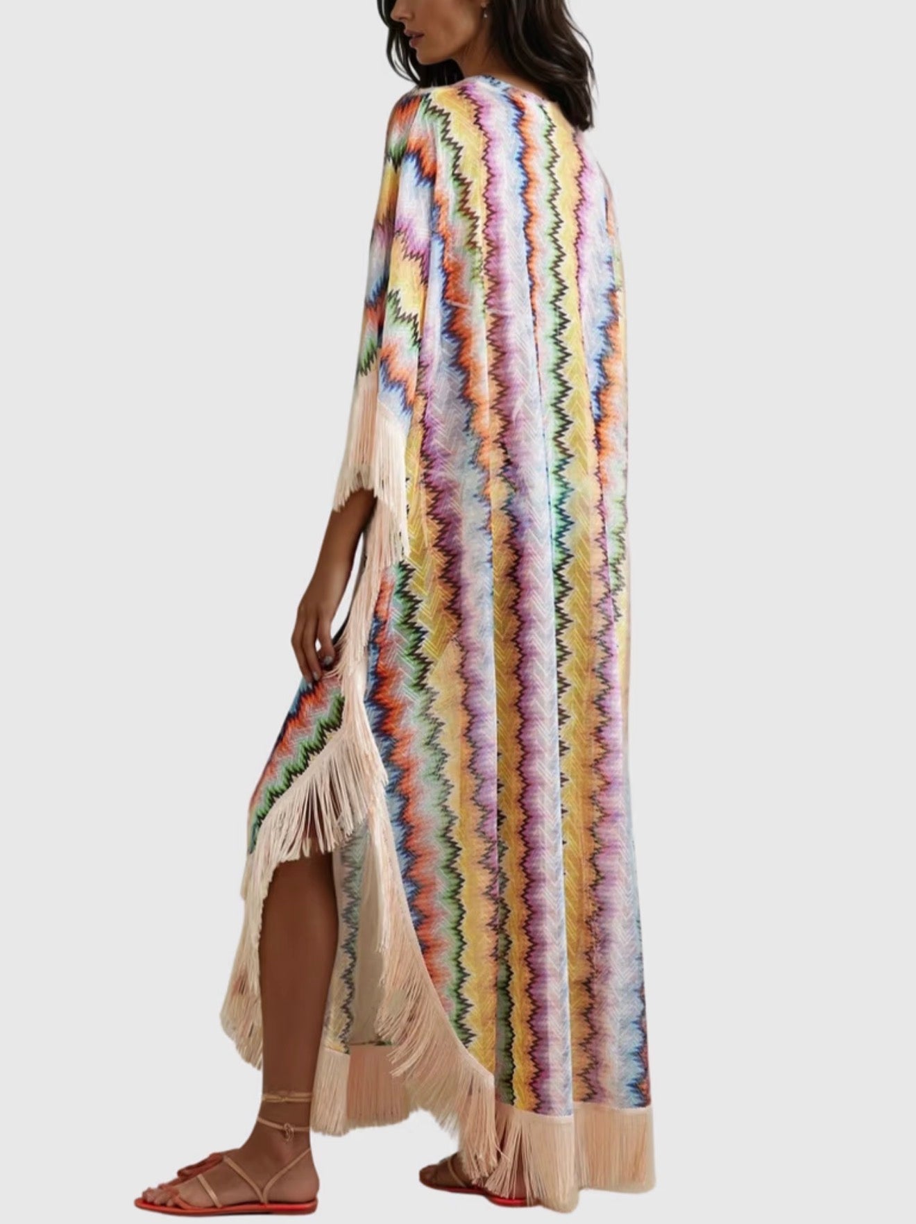 Monaco Fringe Maxi Dress
