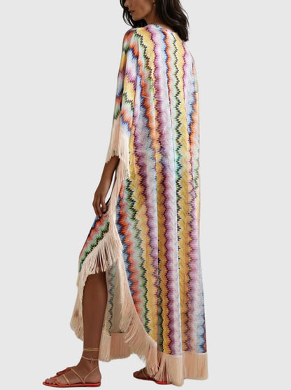 Monaco Fringe Maxi Dress