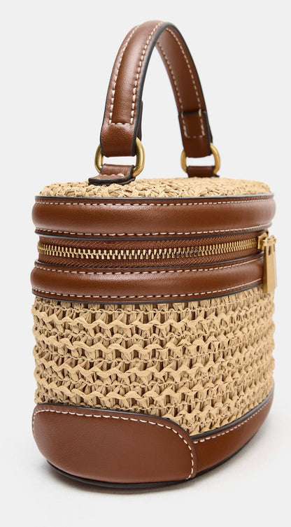 Woven Vanity Bag