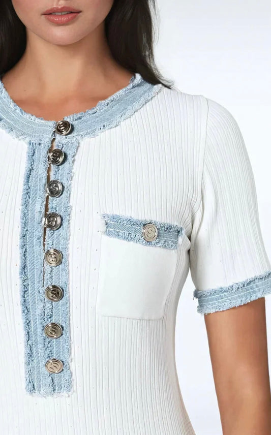 Maison Ribbed Midi