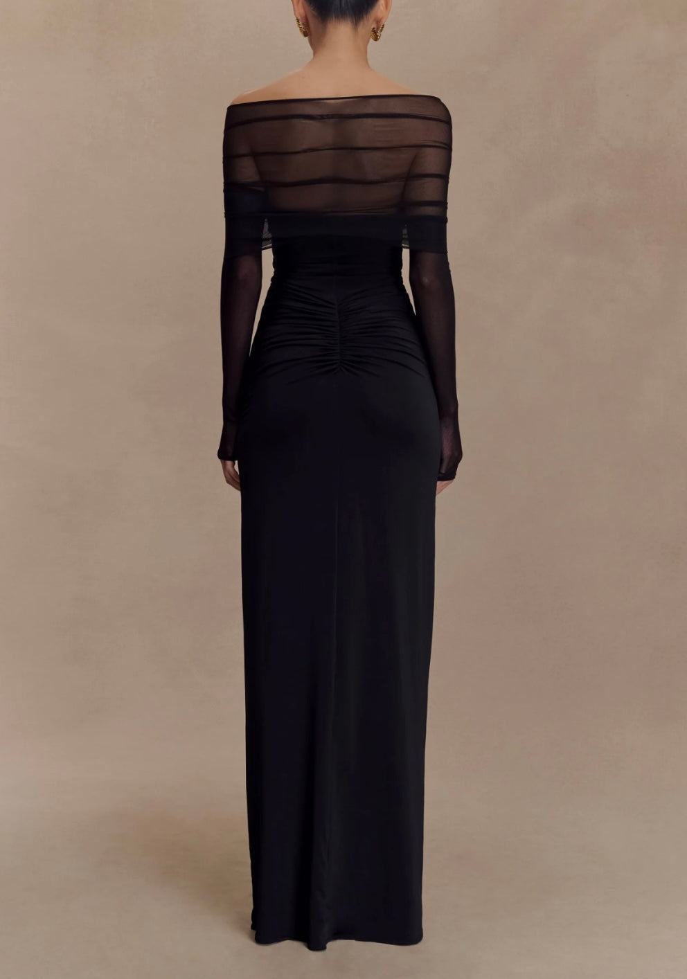 Layal Mesh Maxi Dress