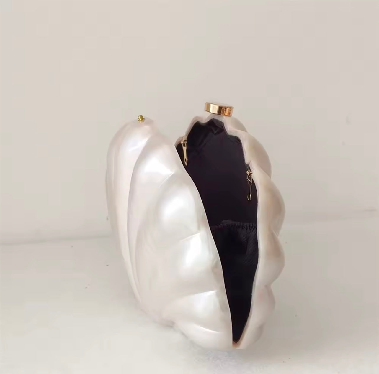 Ocean Pearl Shell Clutch