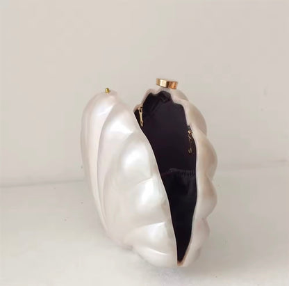 Ocean Pearl Shell Clutch