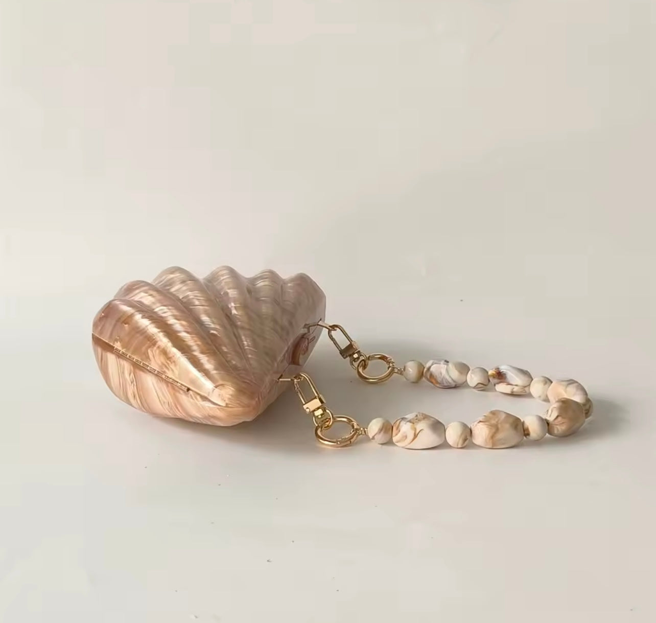 Côte Bronze Shell Clutch