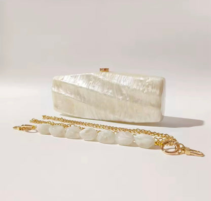 Lumina Pearl Clutch