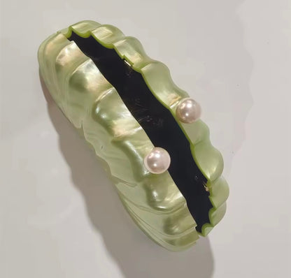 Lagoon Mirage Shell Clutch