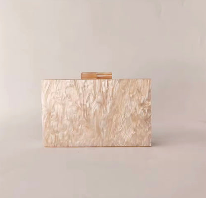 Zebra Prism Clutch