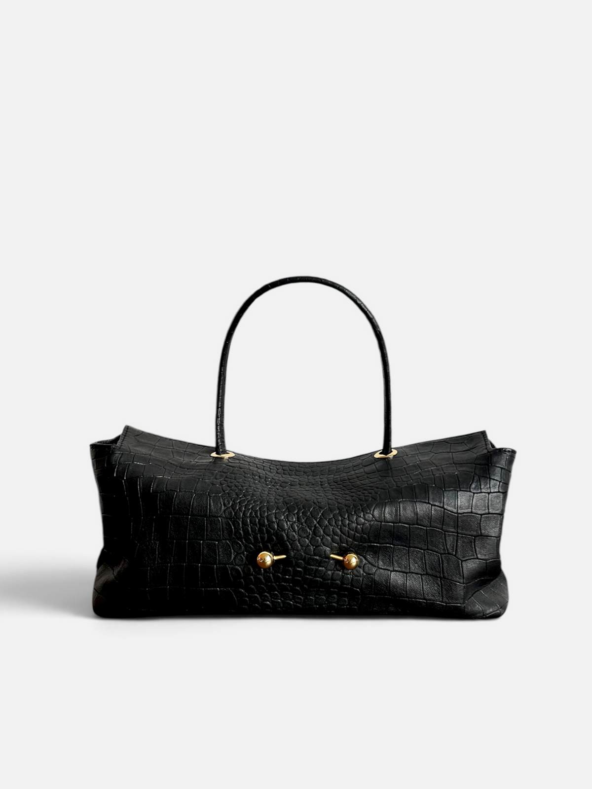 Croc Leather Bag