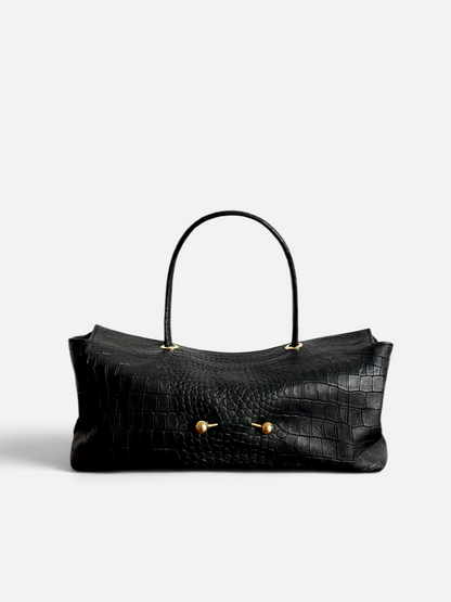 Croc Leather Bag