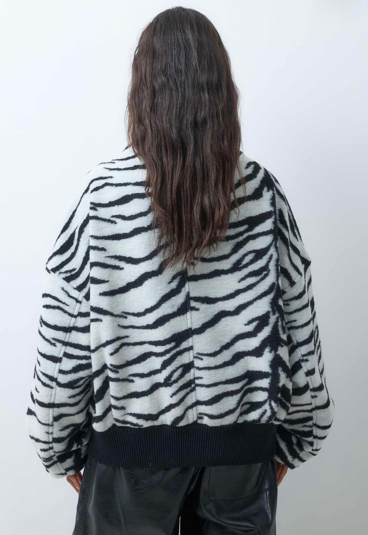 Zebra Oversized Jacket