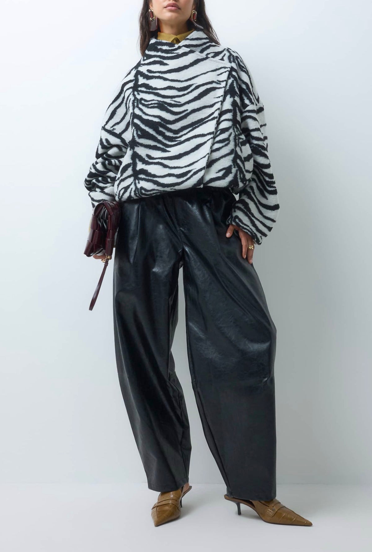 Zebra Oversized Jacket