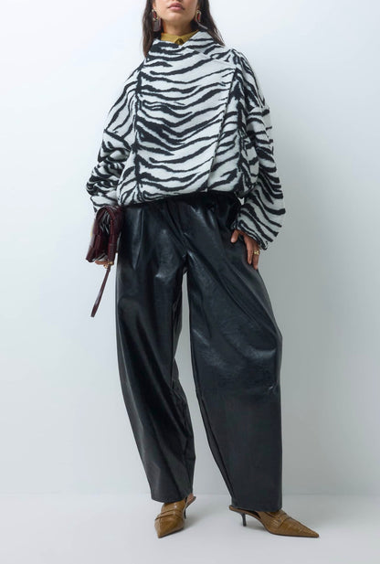Zebra Oversized Jacket