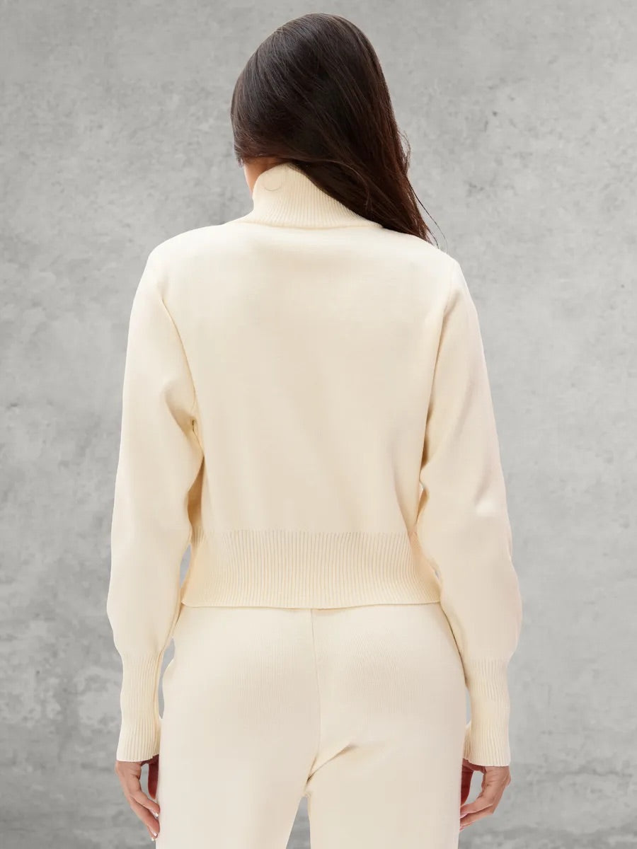 Zip-Up Knit Set