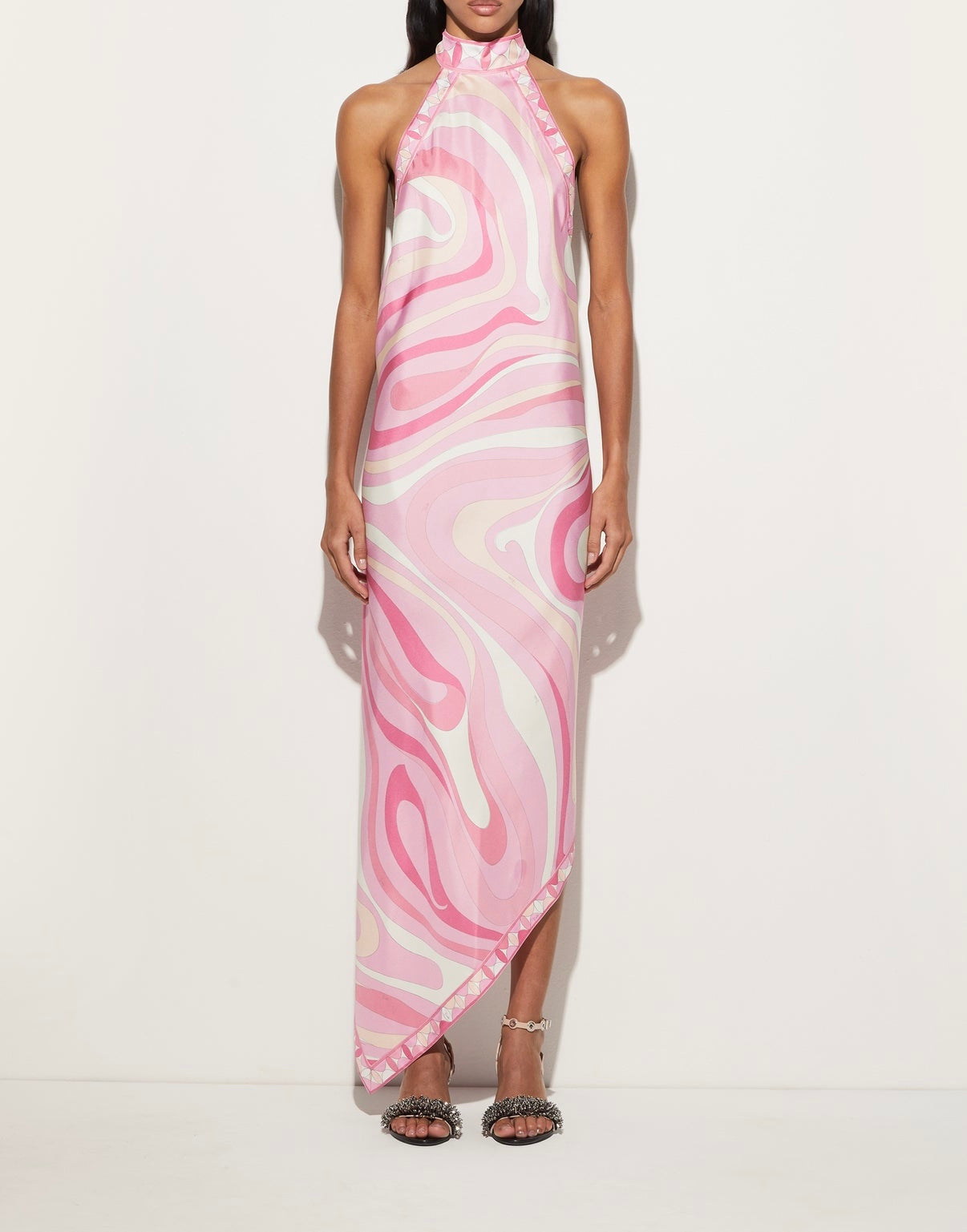 Vivid Asymmetrical Dress