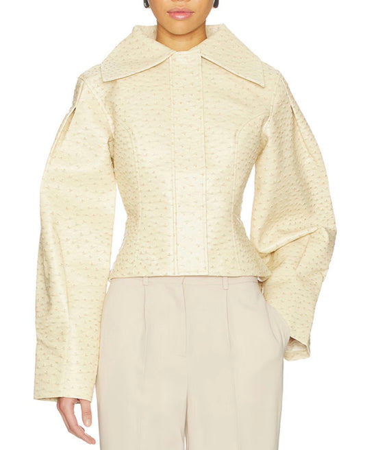Élise Textured Collar Jacket