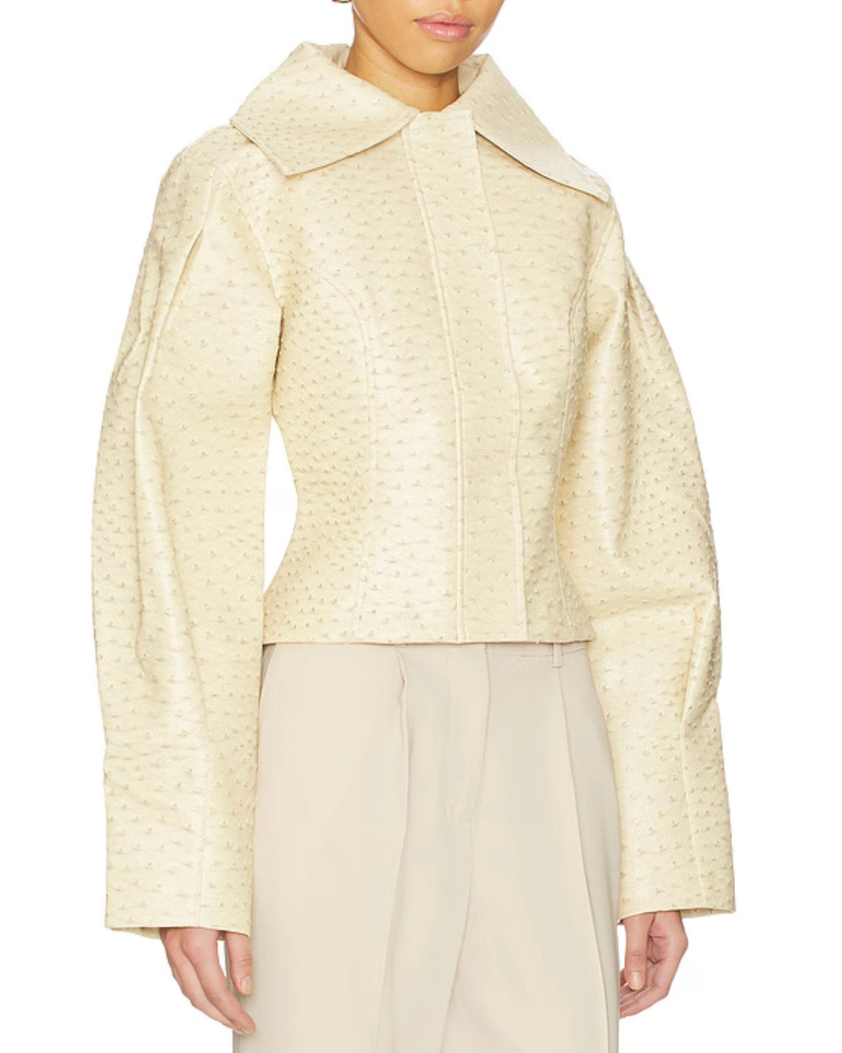 Élise Textured Collar Jacket