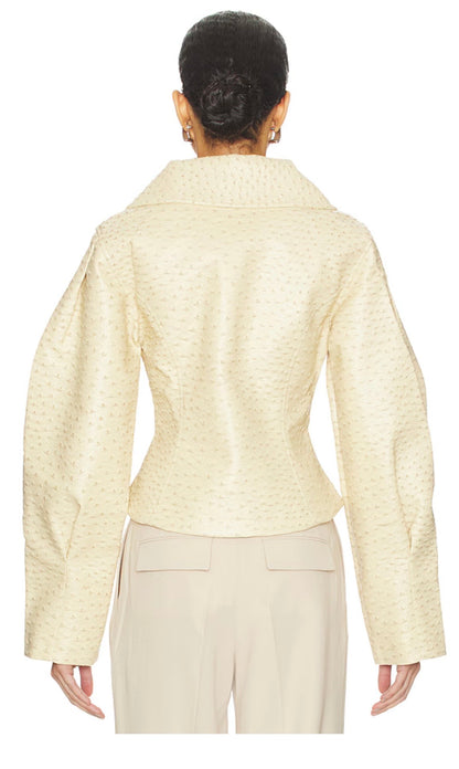 Élise Textured Collar Jacket