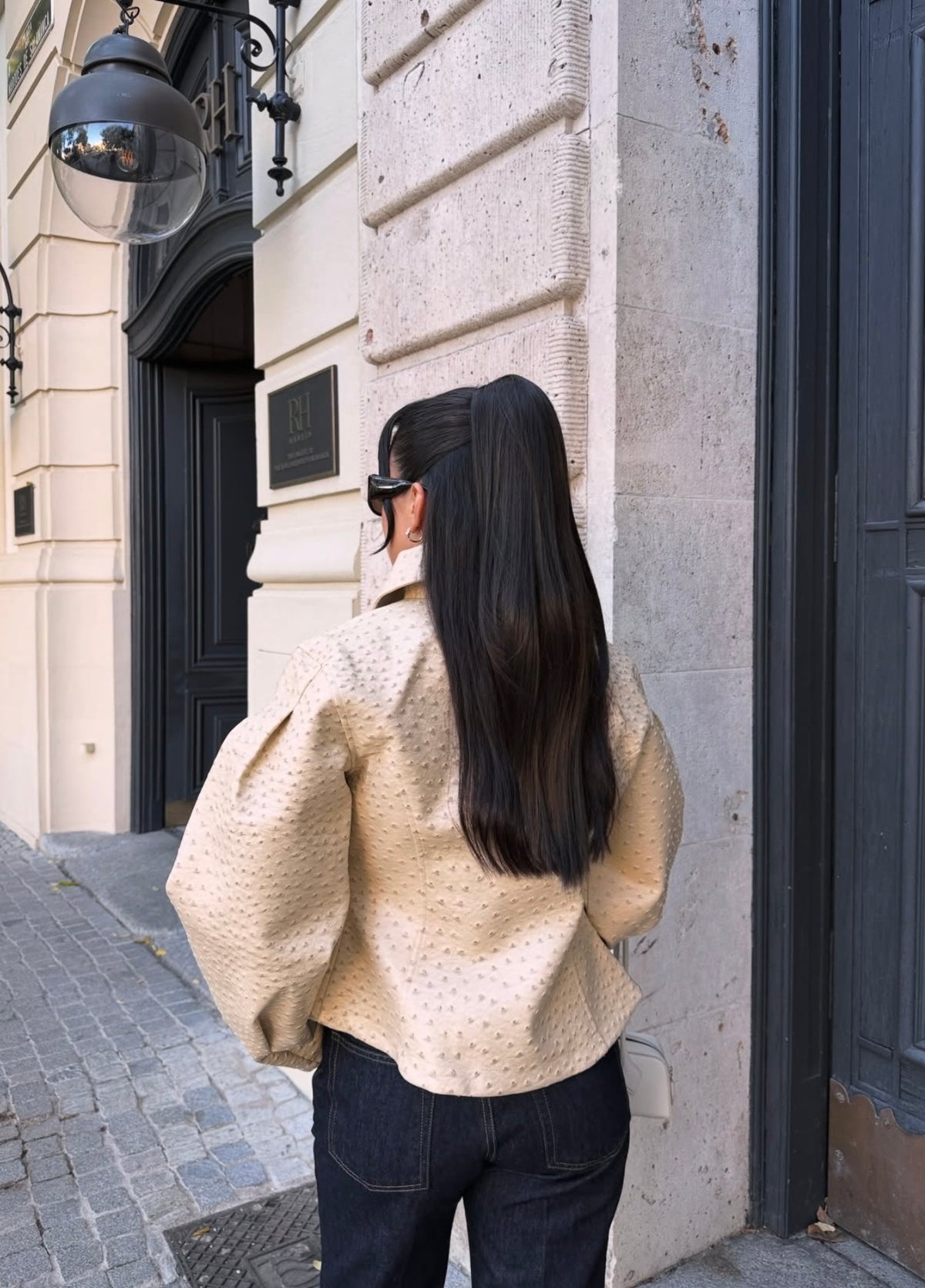Élise Textured Collar Jacket