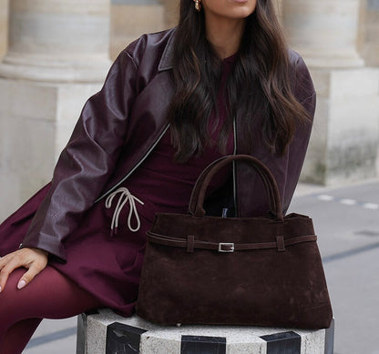 Edge Suede Bag