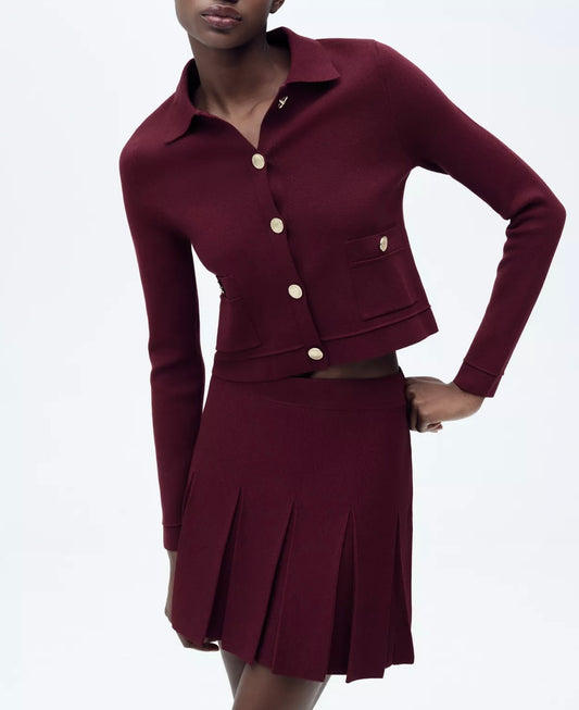 Rouge Knit Duo