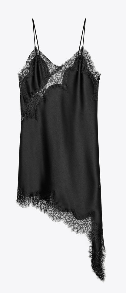 Satin slip dress