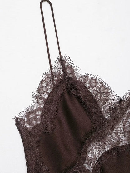 Satin slip dress
