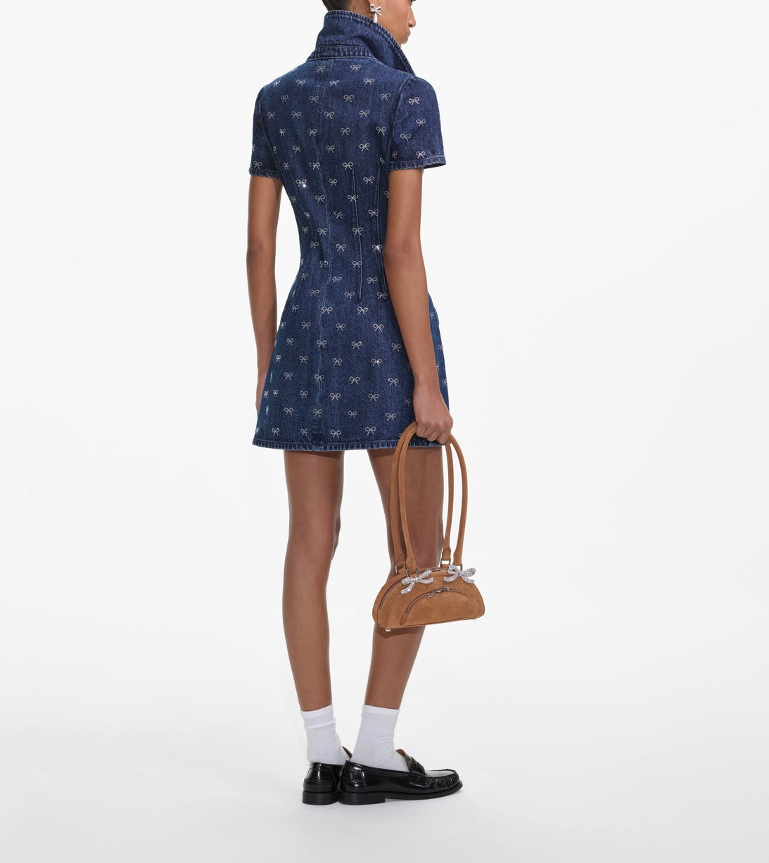 Bow Denim Dress