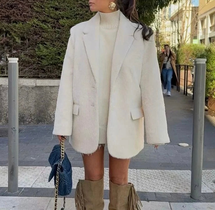 Blanc Luxe Blazer